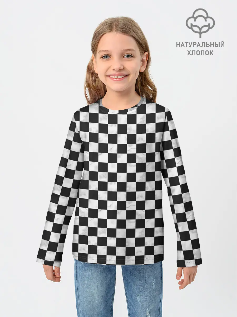 Детский лонгслив / Шахматист