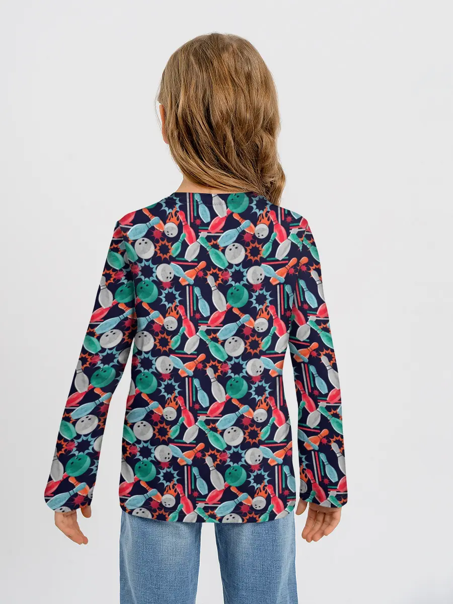 Детский лонгслив / Боулинг