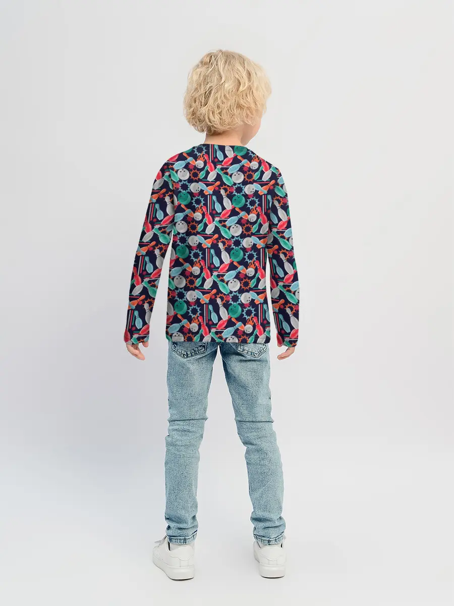 Детский лонгслив / Боулинг