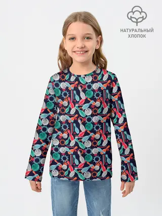 Детский лонгслив / Боулинг