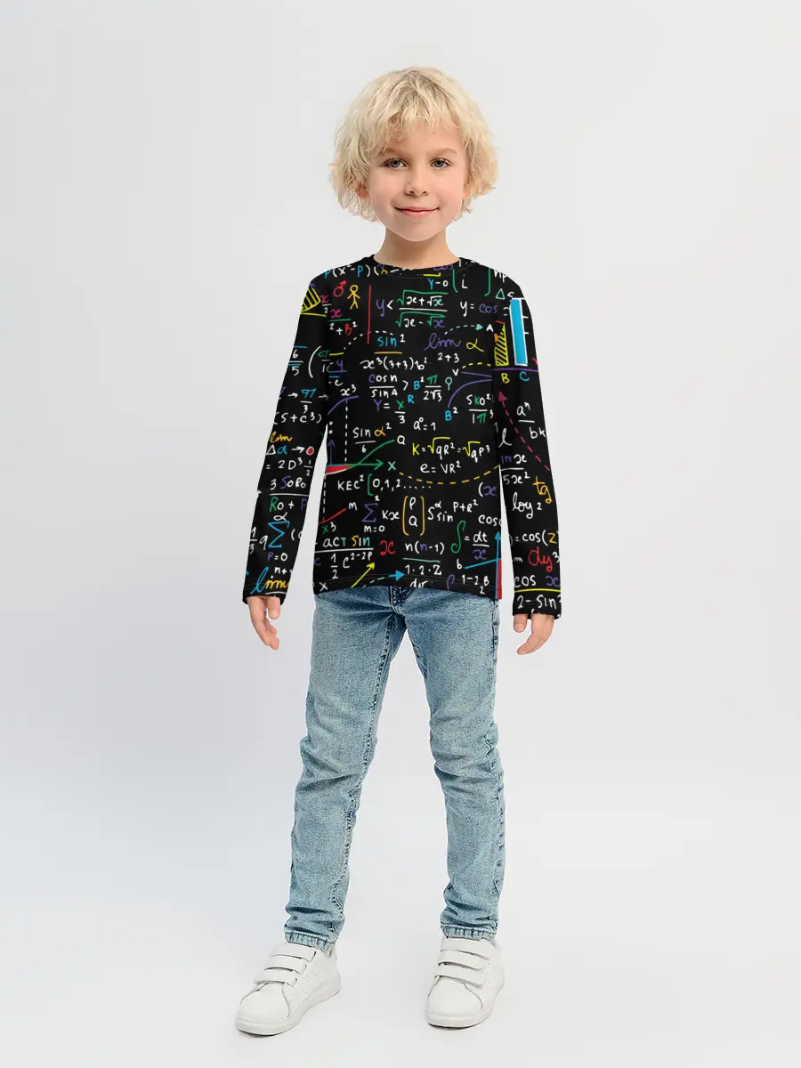 Детский лонгслив / Математика | Функции