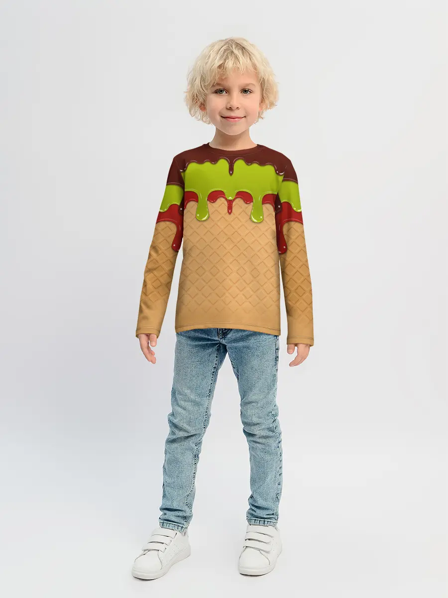 Детский лонгслив / Мороженое | Ice Scream