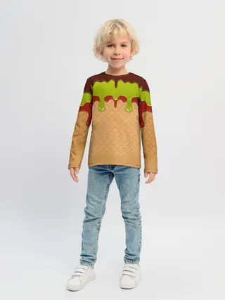 Детский лонгслив / Мороженое | Ice Scream