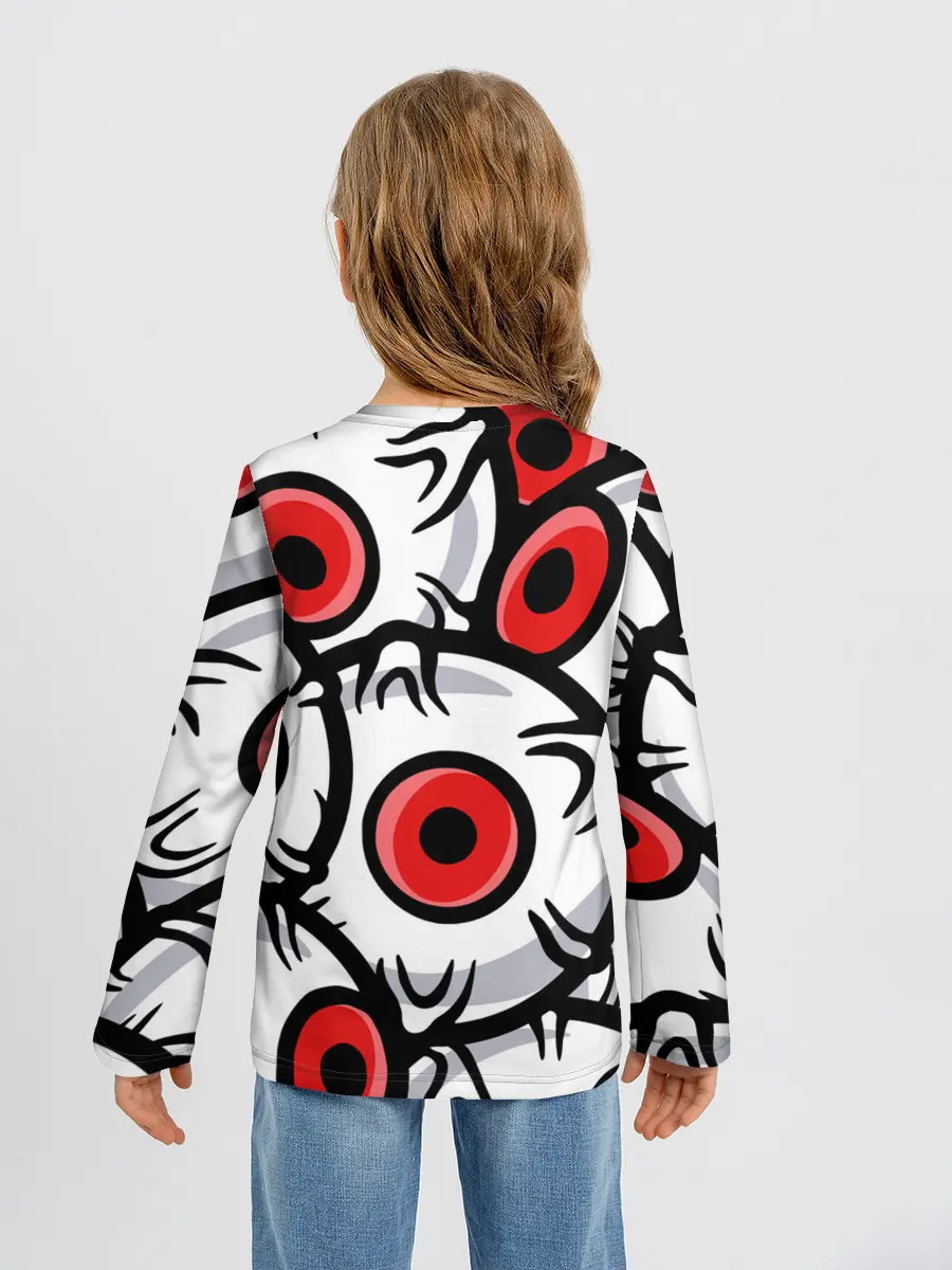 Детский лонгслив / ГЛАЗА ЗЛОДЕЯ | RED EYES