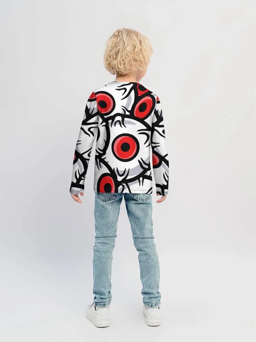 Детский лонгслив / ГЛАЗА ЗЛОДЕЯ | RED EYES