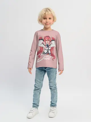 Детский лонгслив / Cute Devil Eris