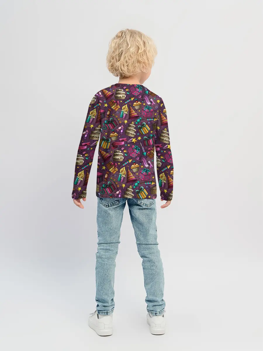 Детский лонгслив / День Рождения