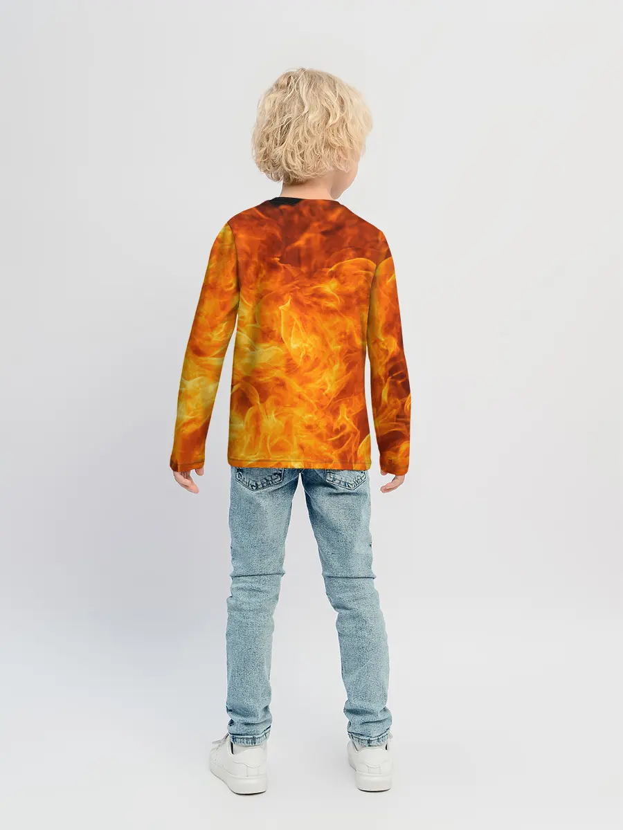 Детский лонгслив / Японский дракон | Japanese Dragon