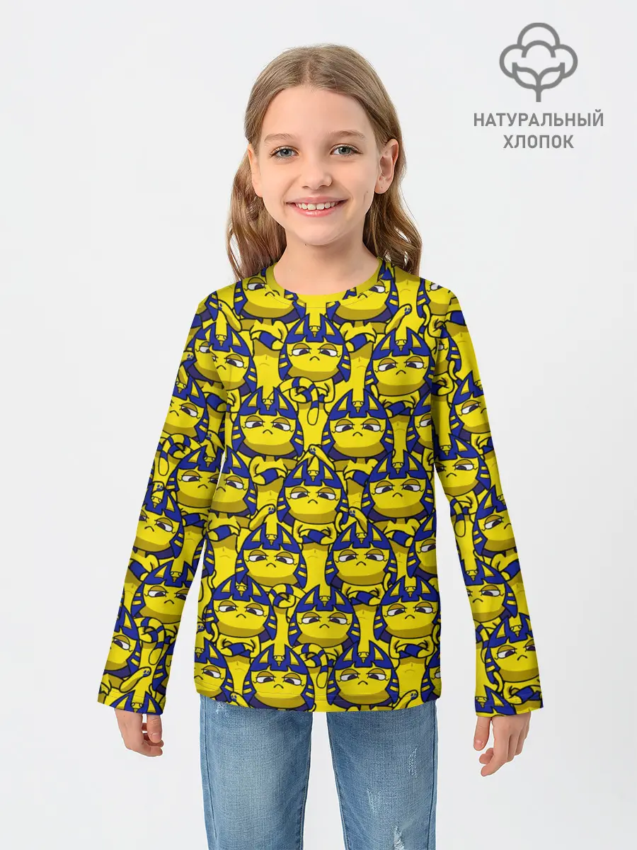 Детский лонгслив / Ankha Zone