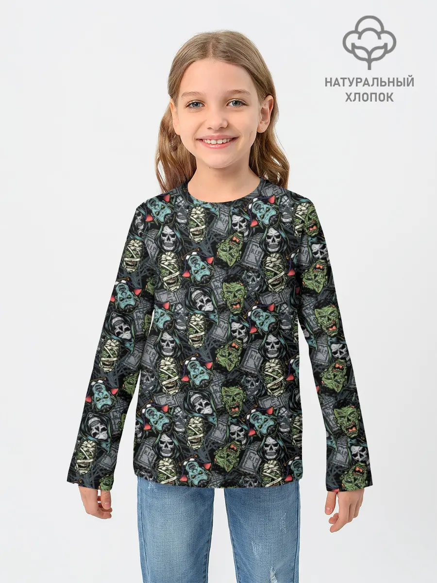 Детский лонгслив / Мертвецы