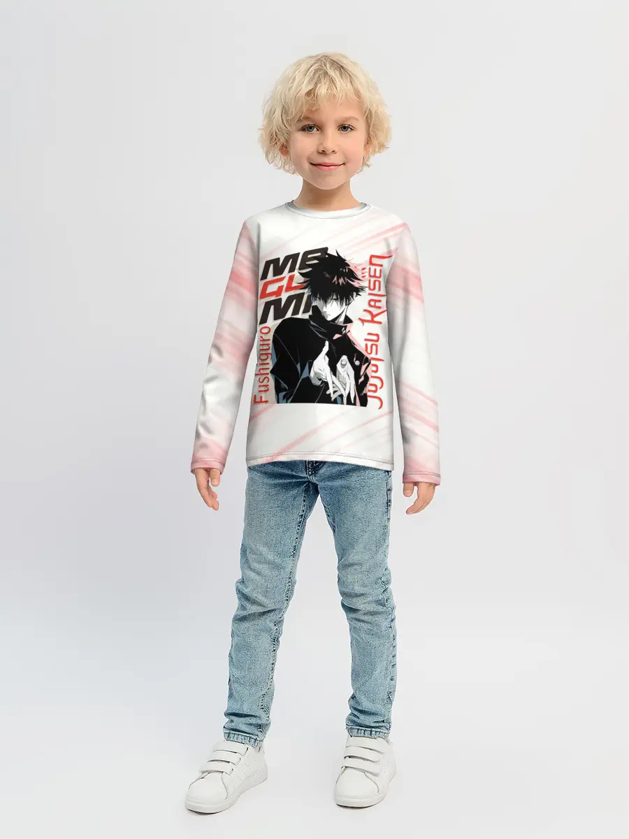 Детский лонгслив / Фушигуро Мегуми Магическая битва