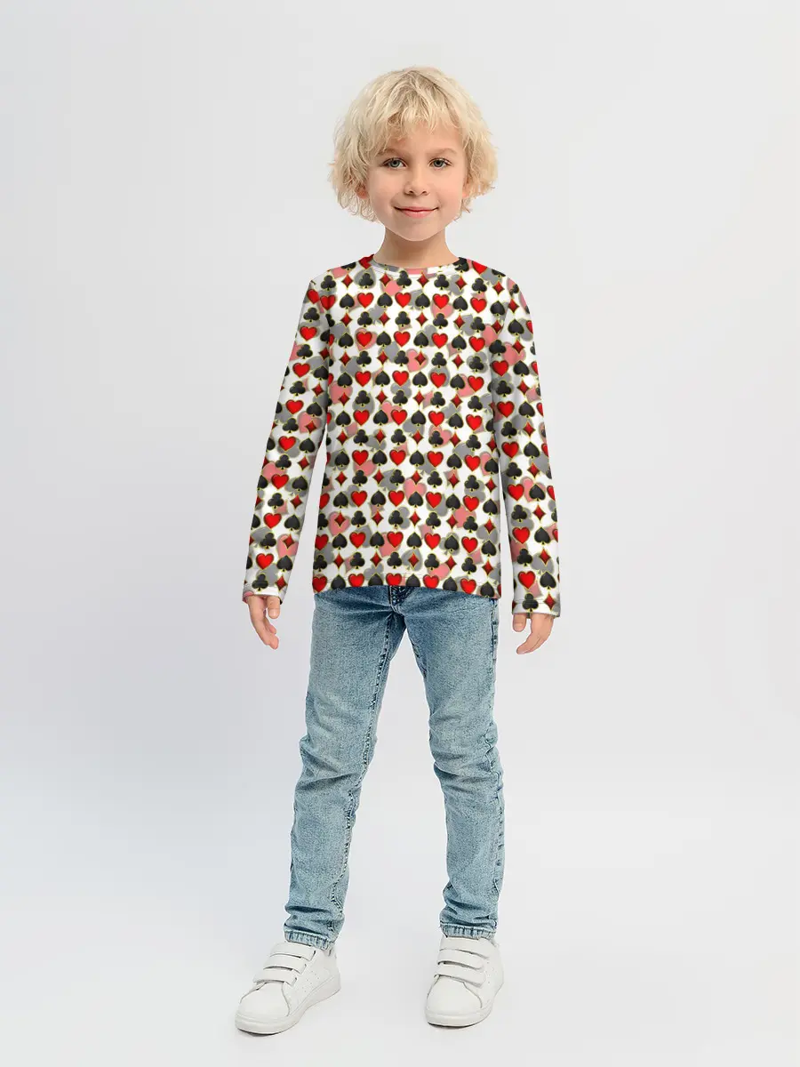 Детский лонгслив / КАРТЫ | КАРТОЧНЫЕ МАСТИ