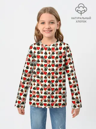 Детский лонгслив / КАРТЫ | КАРТОЧНЫЕ МАСТИ