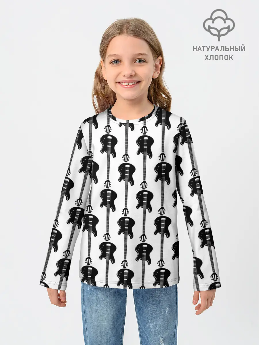 Детский лонгслив / GUITAR ELECTRIC