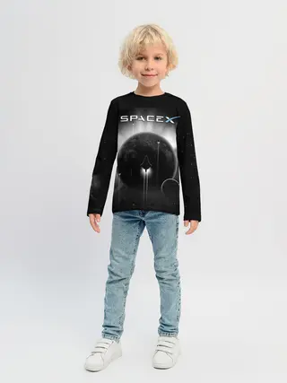 Детский лонгслив / Space X