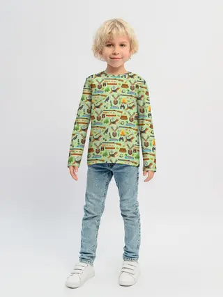 Детский лонгслив / Охота