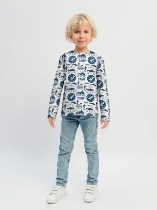 Детский лонгслив / Fishing Club