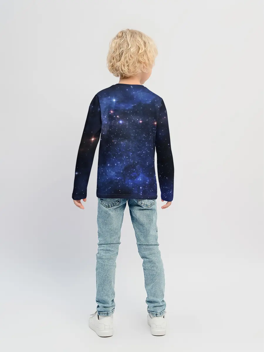 Детский лонгслив / Space X