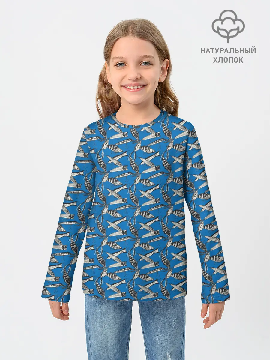 Детский лонгслив / Рыболовные Приманки