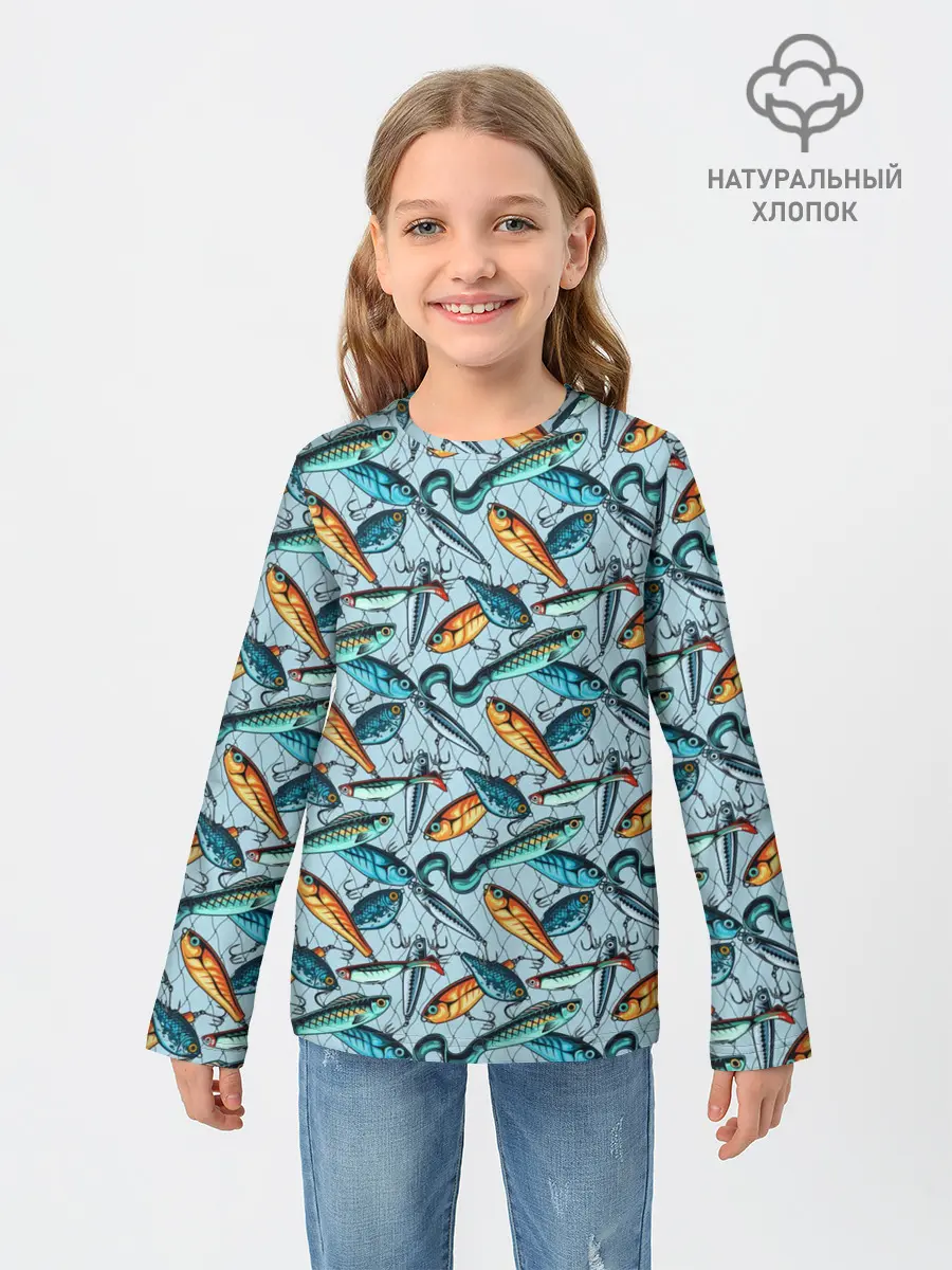 Детский лонгслив / Воблеры