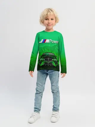 Детский лонгслив / BMW GREEN STYLE