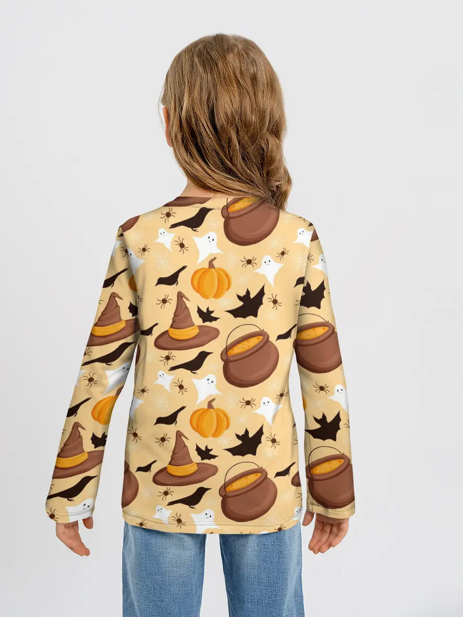 Детский лонгслив / Хеллоуин у ведьмы