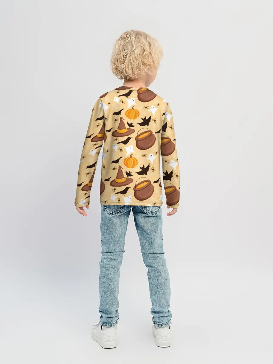 Детский лонгслив / Хеллоуин у ведьмы