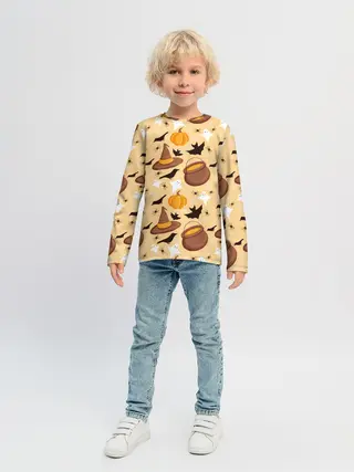 Детский лонгслив / Хеллоуин у ведьмы