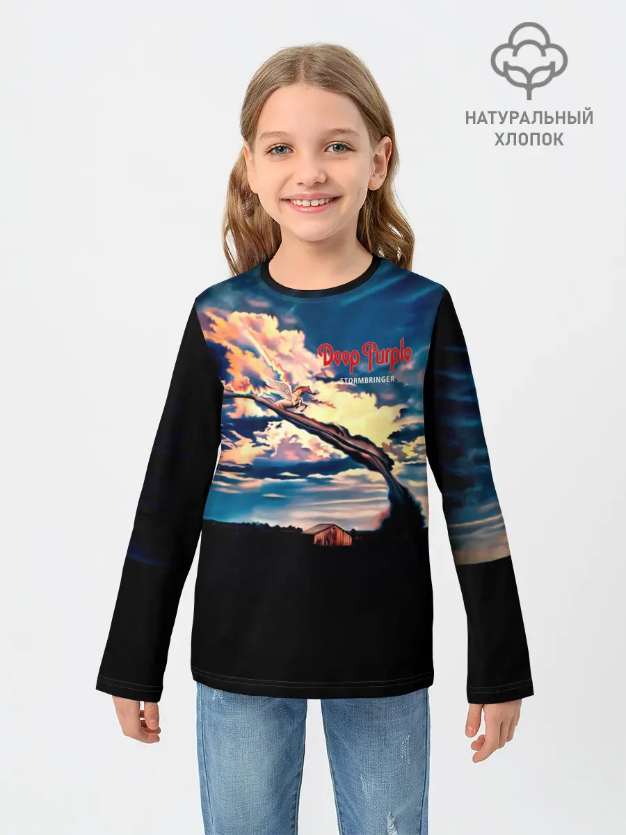 Детский лонгслив / Deep Purple - Stormbringer