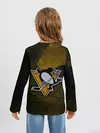 Детский лонгслив / Pittsburgh Penguins на спине