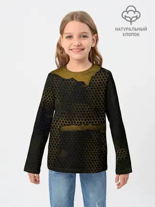 Детский лонгслив / Pittsburgh Penguins на спине