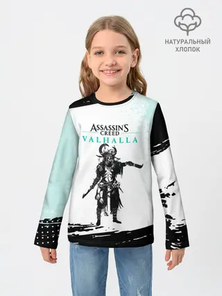 Детский лонгслив / АССАСИН КРИД | ASSASSINS CREED VALHALLA