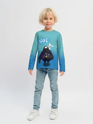 Детский лонгслив / Naru и Ori | Нару and Ori