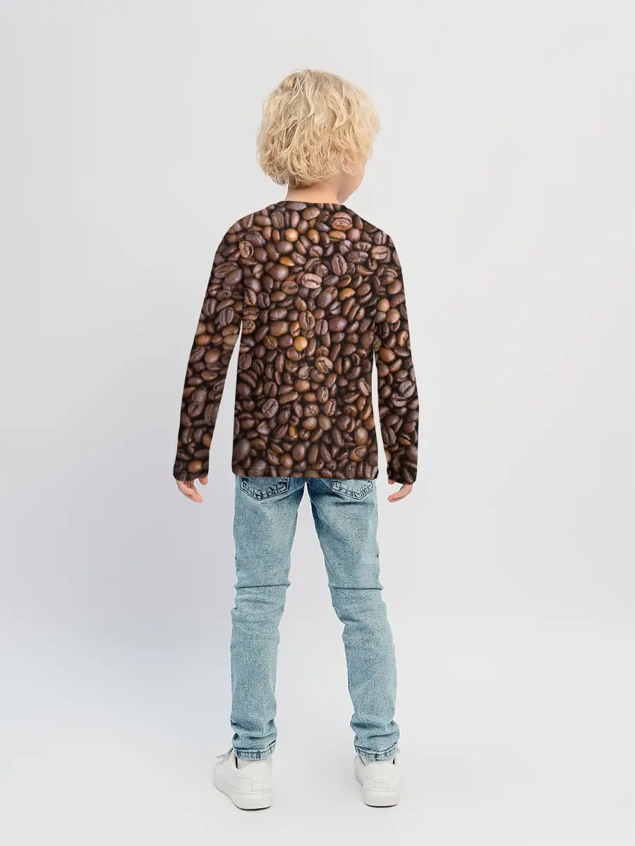 Детский лонгслив / Кофемания