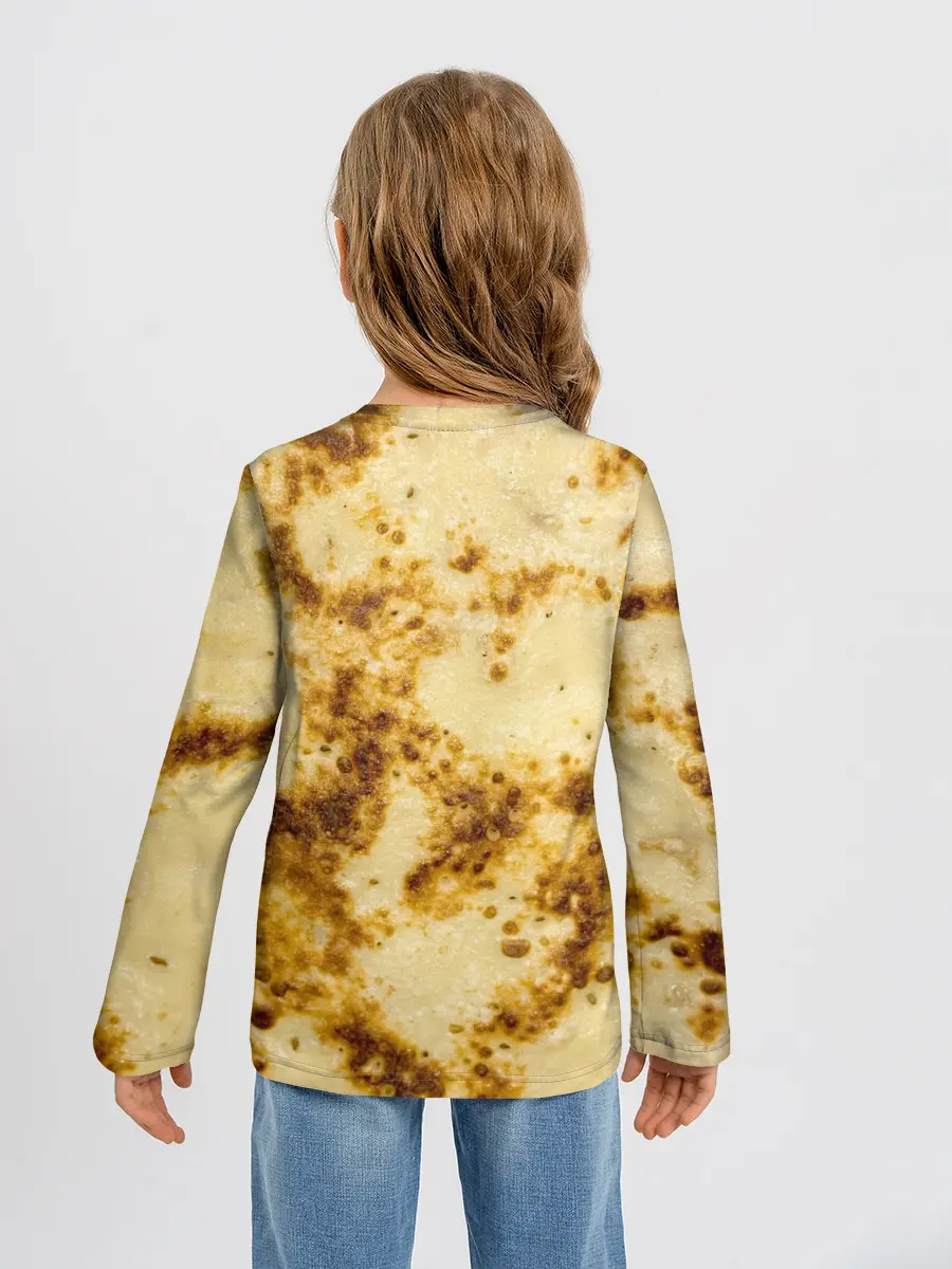 Детский лонгслив / Жареный блин