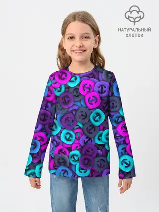 Детский лонгслив / Неоновые снаперсы