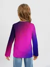 Детский лонгслив / Фиолетово-малиновый градиент