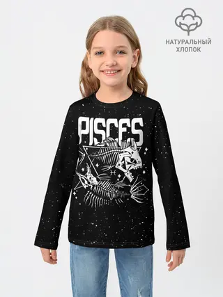 Детский лонгслив / Dark Pisces