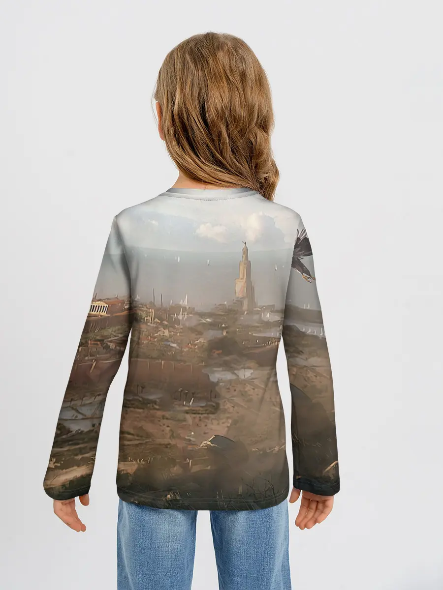 Детский лонгслив / Байек на коне