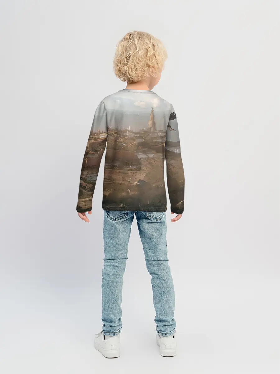 Детский лонгслив / Байек на коне