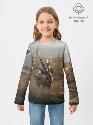 Детский лонгслив / Байек на коне