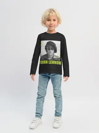 Детский лонгслив / Стильный Ленон