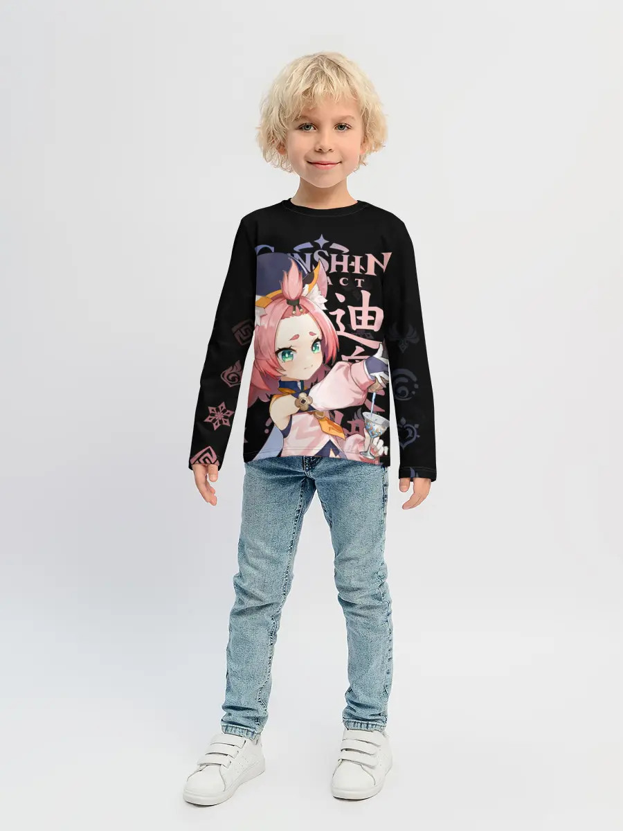 Детский лонгслив / Диона / Genshin Impact