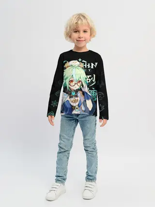 Детский лонгслив / Сахароза / Genshin Impact