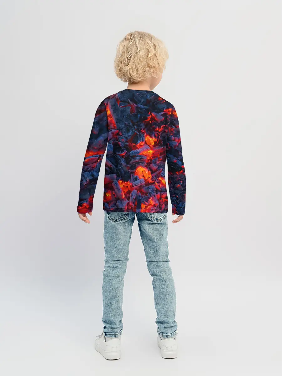 Детский лонгслив / Магия углей