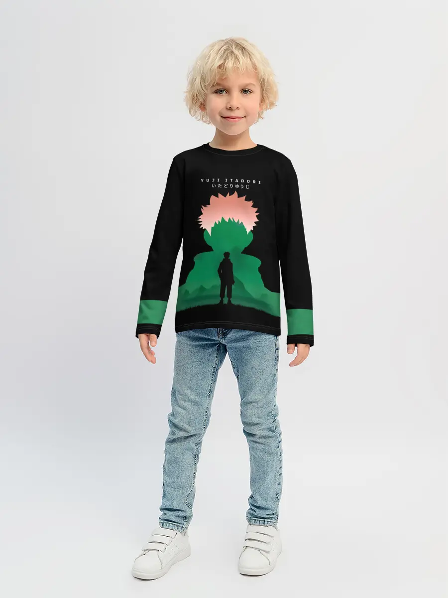 Детский лонгслив / Itadori Yuji Jujutsu Kaisen