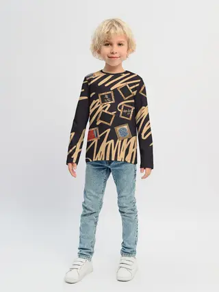 Детский лонгслив / Street glamour