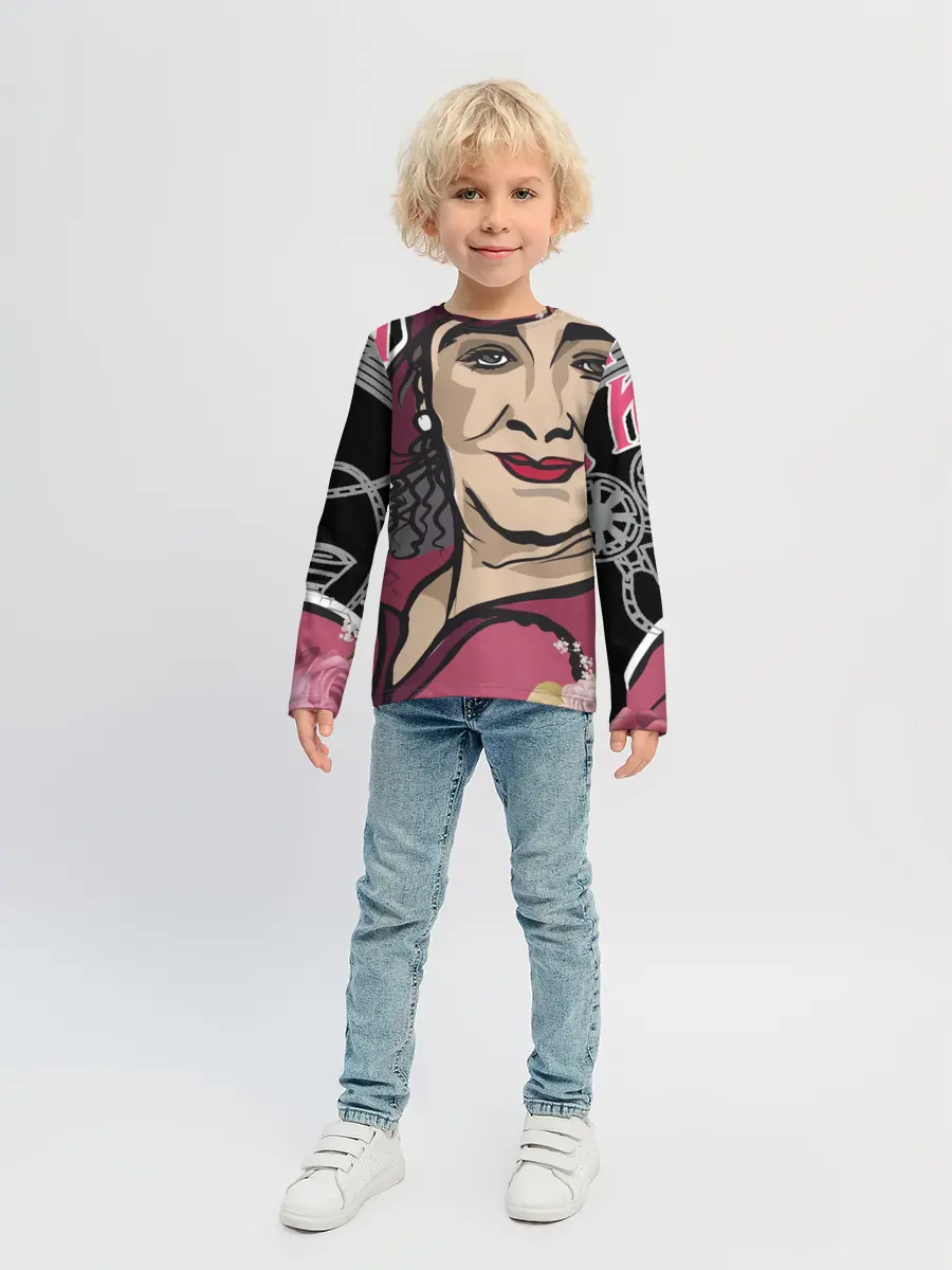 Детский лонгслив / Раневская. Высокие мысли