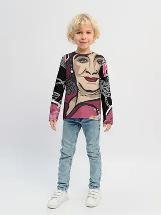 Детский лонгслив / Раневская. Высокие мысли