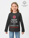 Детский лонгслив / KEEP CALM AND LISTEN TO FOO FIGHTERS